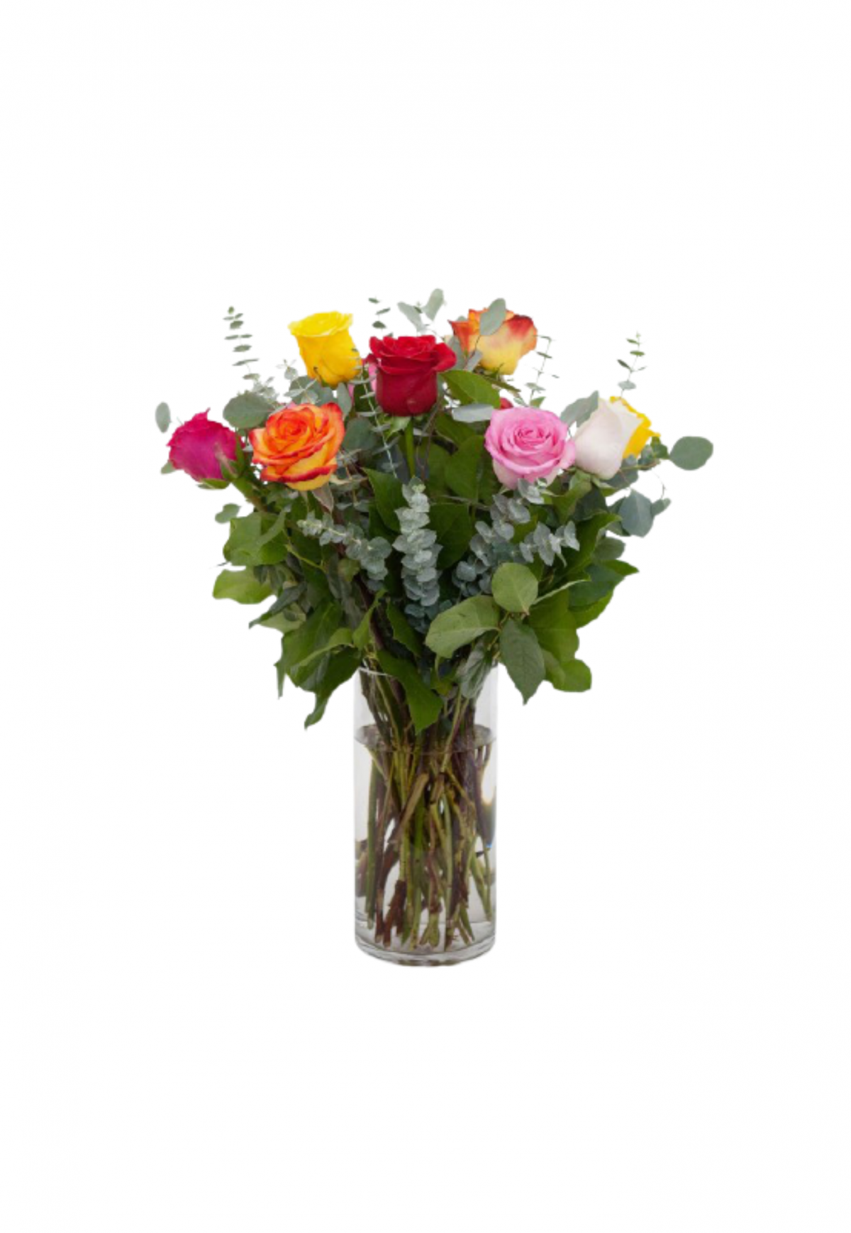 Mixed Pastel Roses